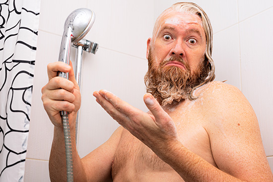 shower man xmas 2020